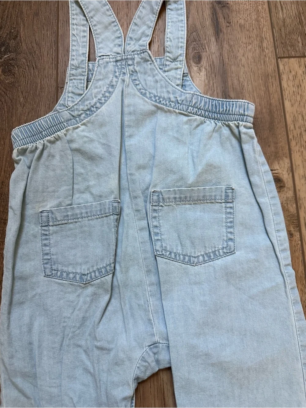 Carter’s Infant Chambray Overalls, Unisex, Light, Soft, Buttons, Casual, 6-9m